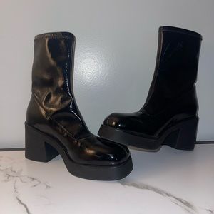 Call It Springs Women Platform Sock Boots Size 9